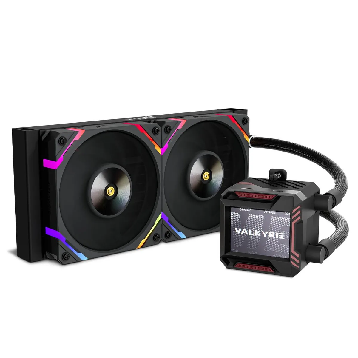 Valkyrie Valkyrie Syn 240 Black LCD liquid cooler — product photo