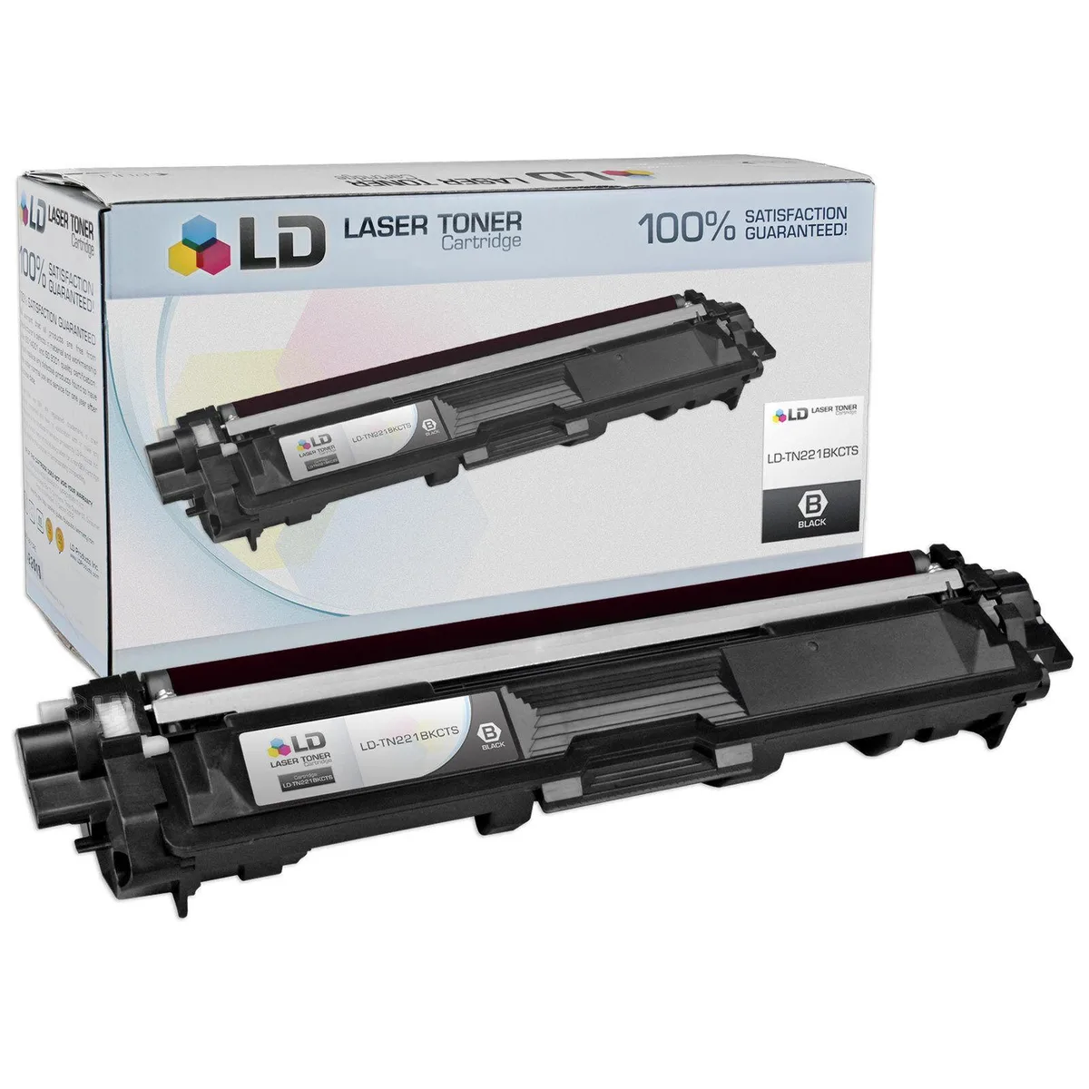 LD Products LD Products Compatible Brother TN221 Black Toner Cartridge 2500 pages — product photo