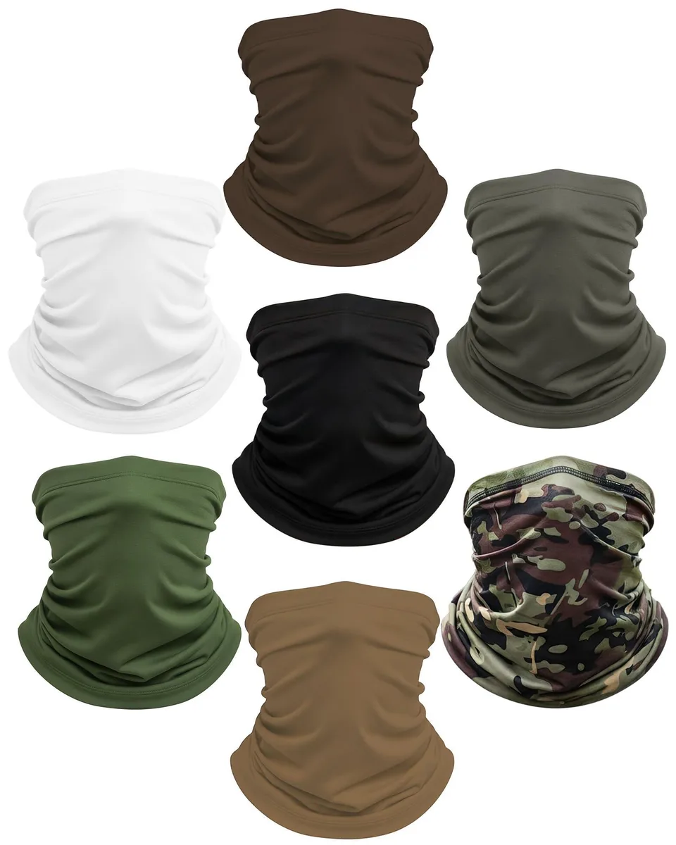 Xeoxarel Neck Gaiter 7-Pack Polyester One Size — product photo