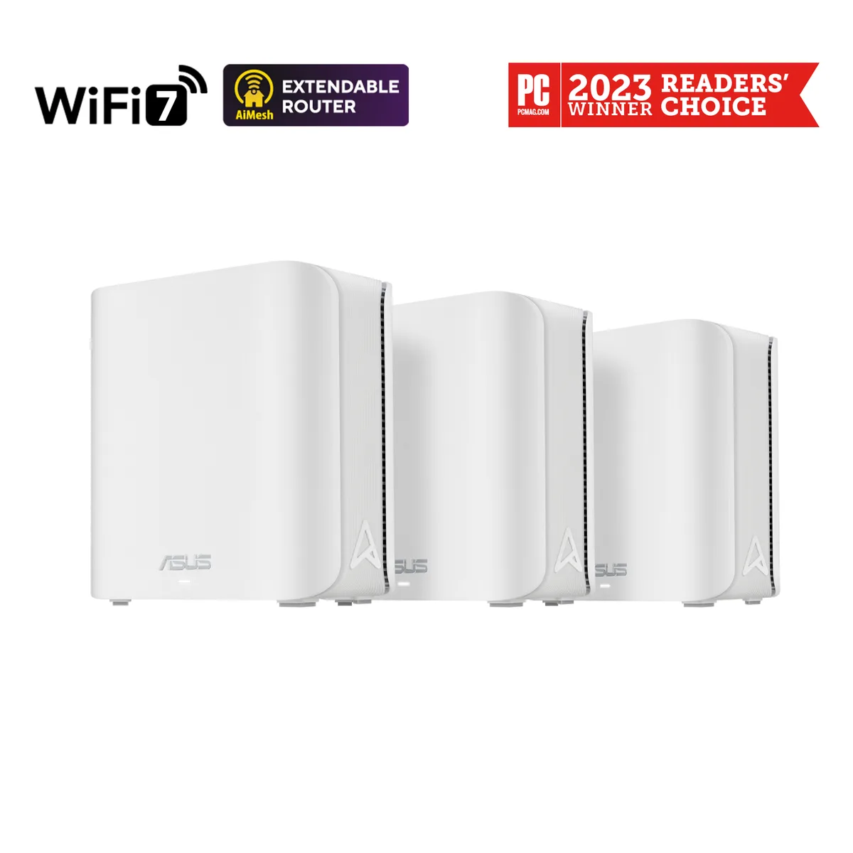 ASUS ASUS ZenWiFi BD4 (W-3-PK) mesh Wi-Fi system — product photo