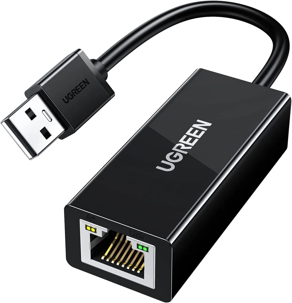 GCROWN GCROWN USB 10/100 Mbps Ethernet Adapter Black — product photo
