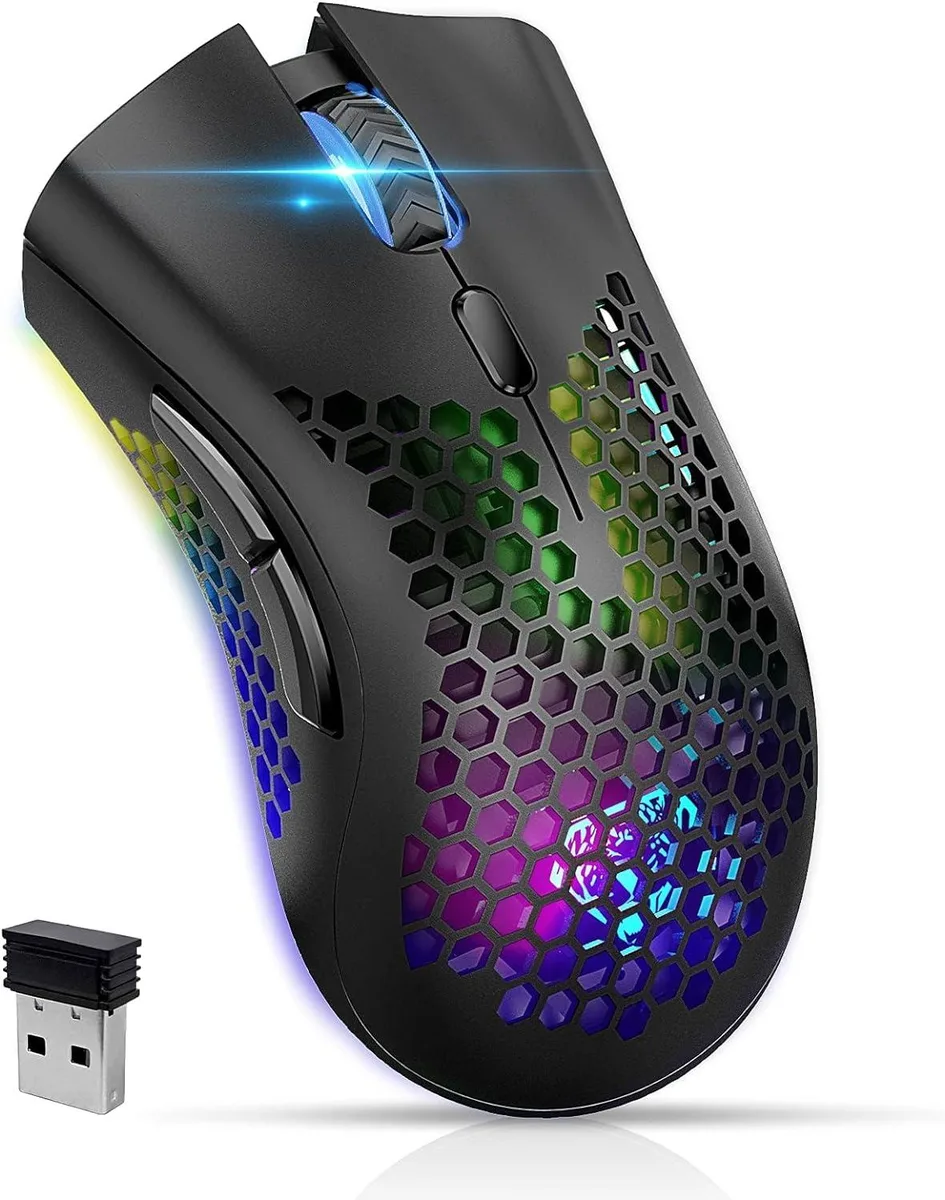 BFKK BFKK C23 Black Wireless Gaming Mouse 500mAh 3200 DPI — product photo