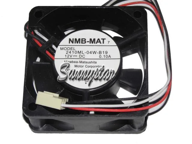 Zyvpee Zyvpee 2410ML-04W-B19 E02 60x25mm 12V 0.10A 3-pin case fan — product photo