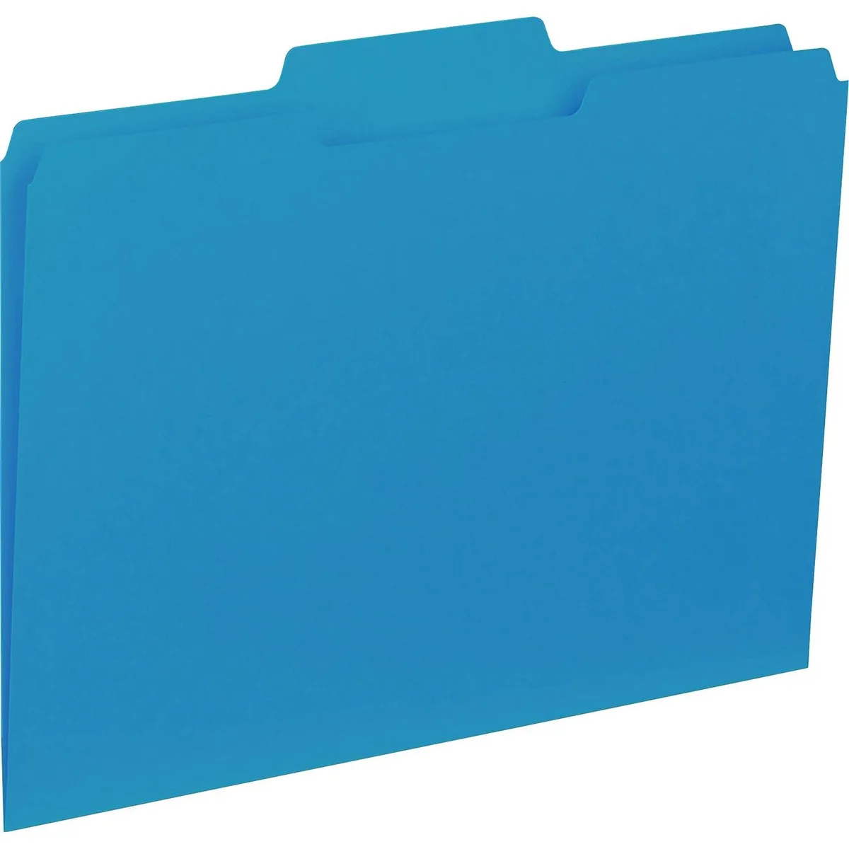 Business Source Business Source 43562 file folder 1/3-cut assorted 11pt 100/box — product photo