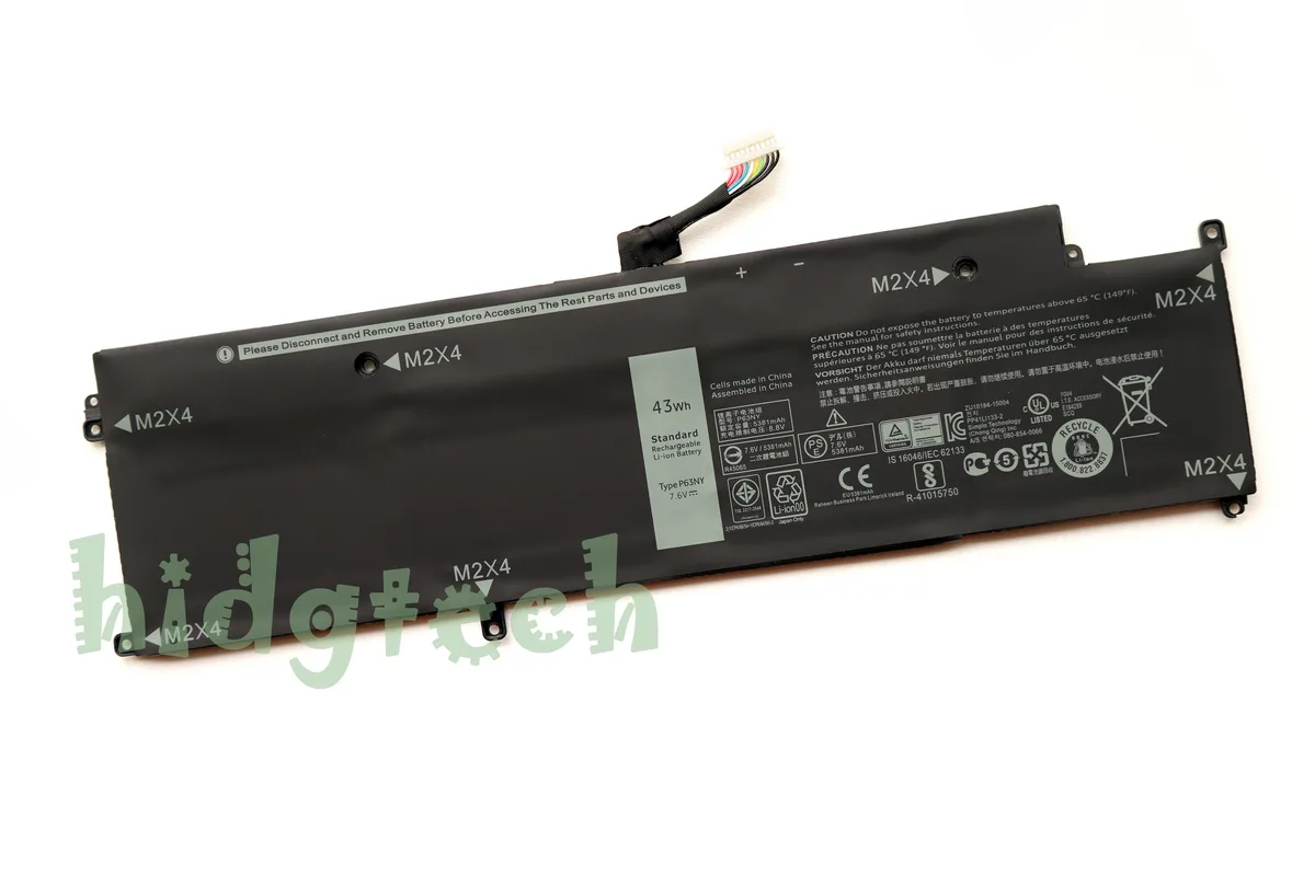 Beisite Beisite P63NY 43Wh 7.6V laptop battery for Latitude 13 7370 — product photo