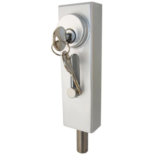 Progressive Hardware Co., Inc. Progressive Hardware Co., Inc. R1000AL Satin Aluminum Drop Bolt Lock — product photo
