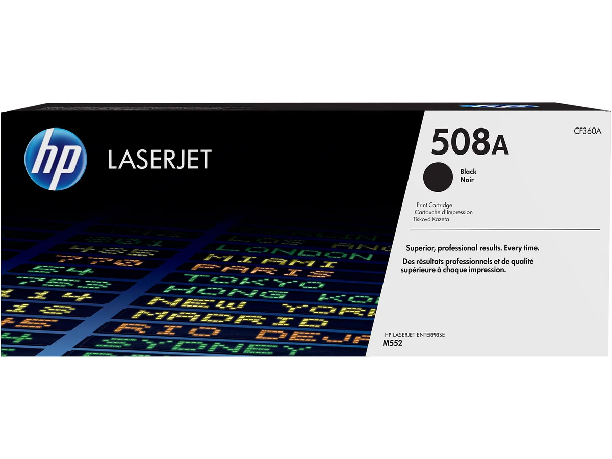 HP HP CF360A 508A Black Toner Cartridge 6000 Pages — product photo