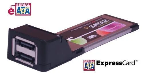 CoolGear CoolGear SS-2EXP 2-Port SATA2 ExpressCard/34mm eSATA — product photo