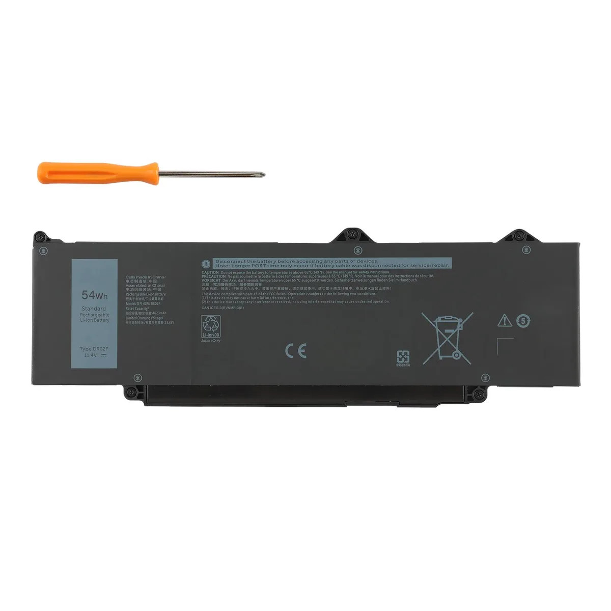 KingSener KingSener DR02P 54Wh 11.4V laptop battery for Dell Latitude 3340 3440 3450 3540 3550 — product photo