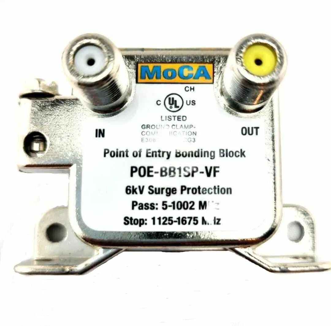 Extreme Extreme MoCA POE-BB1SP-VF Splitter 6kV Surge Protection Silver — product photo