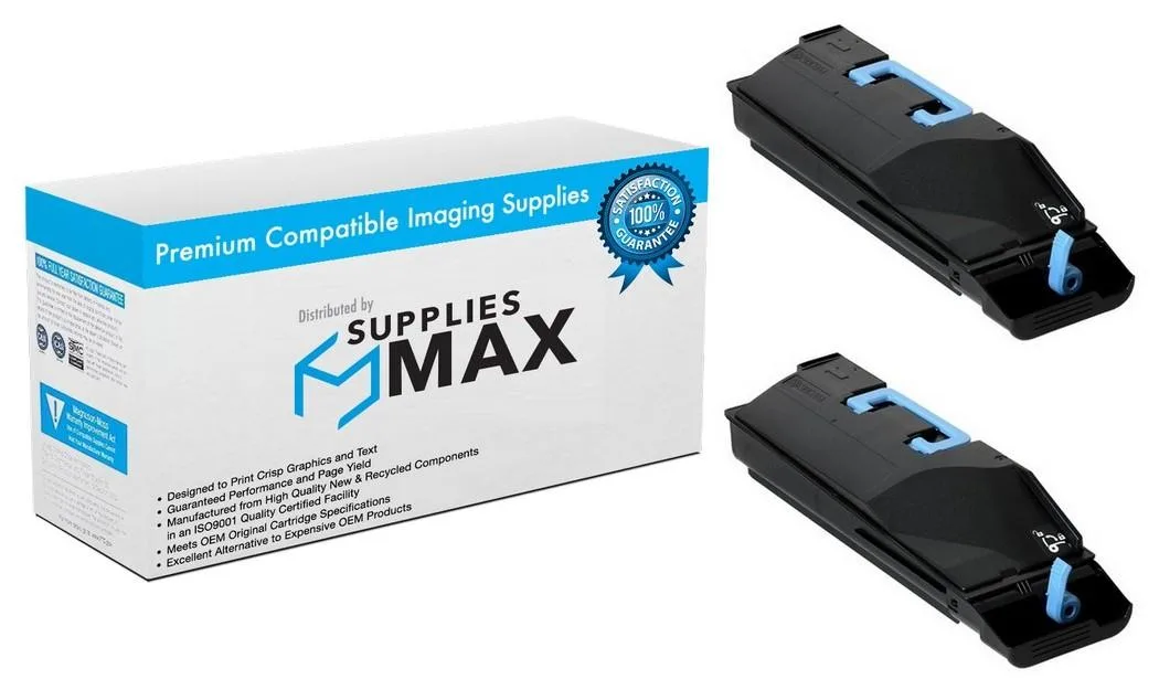 SuppliesMax SuppliesMax 2-Pack Black Toner Cartridge 25000 Pages for Kyocera FS-C8500DN — product photo