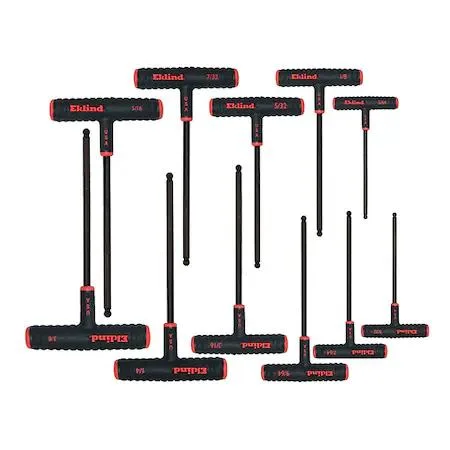Eklind Eklind 60811 11-piece SAE T-shape hex key set — product photo