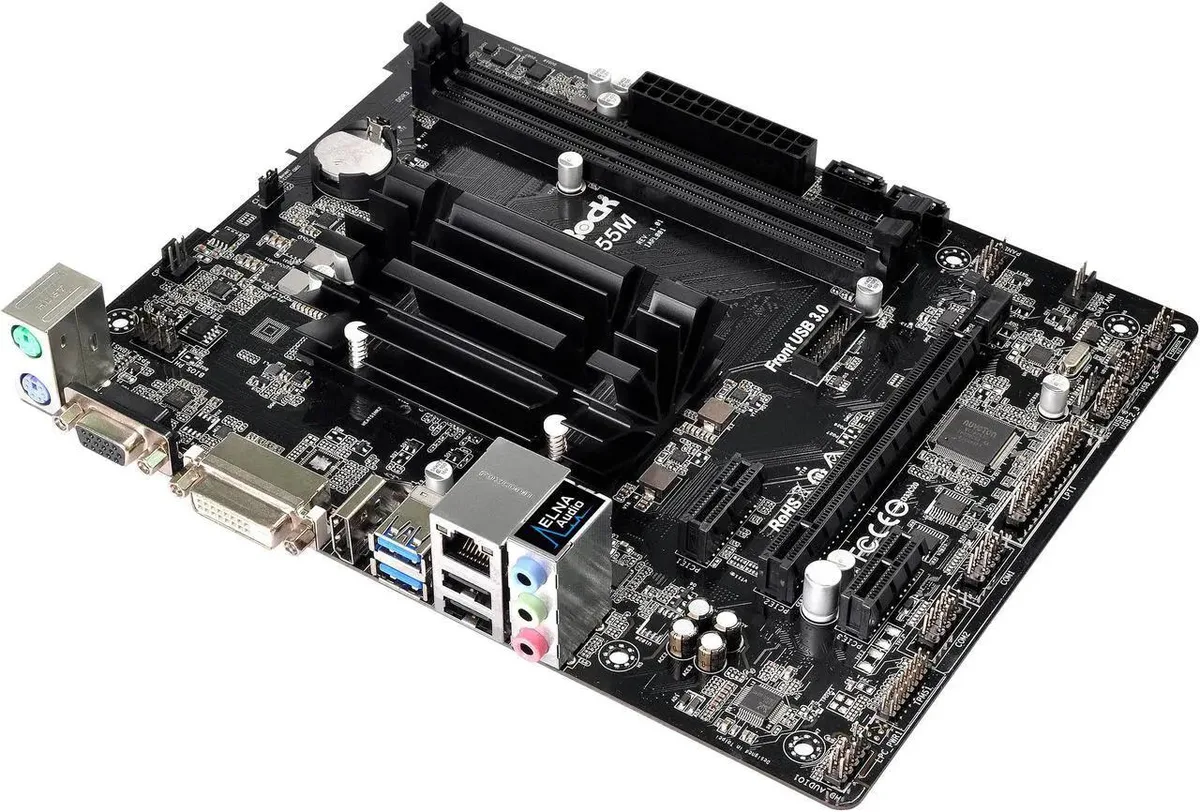 ASRock ASRock J3355M Intel Dual-Core J3355 2.5GHz Micro ATX Motherboard CPU Combo Embedded Solution — product photo