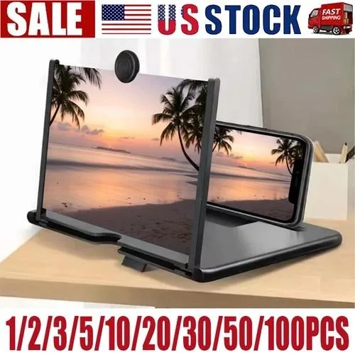 13'' Screen Magnifier Black Folding Stand — product photo