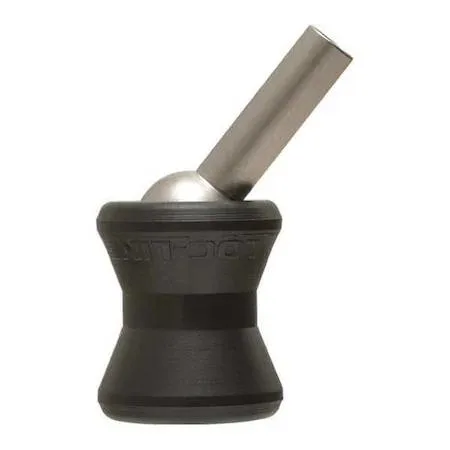 Black plastic ProStream nozzle with 0.160 inch hole, pack of 10
