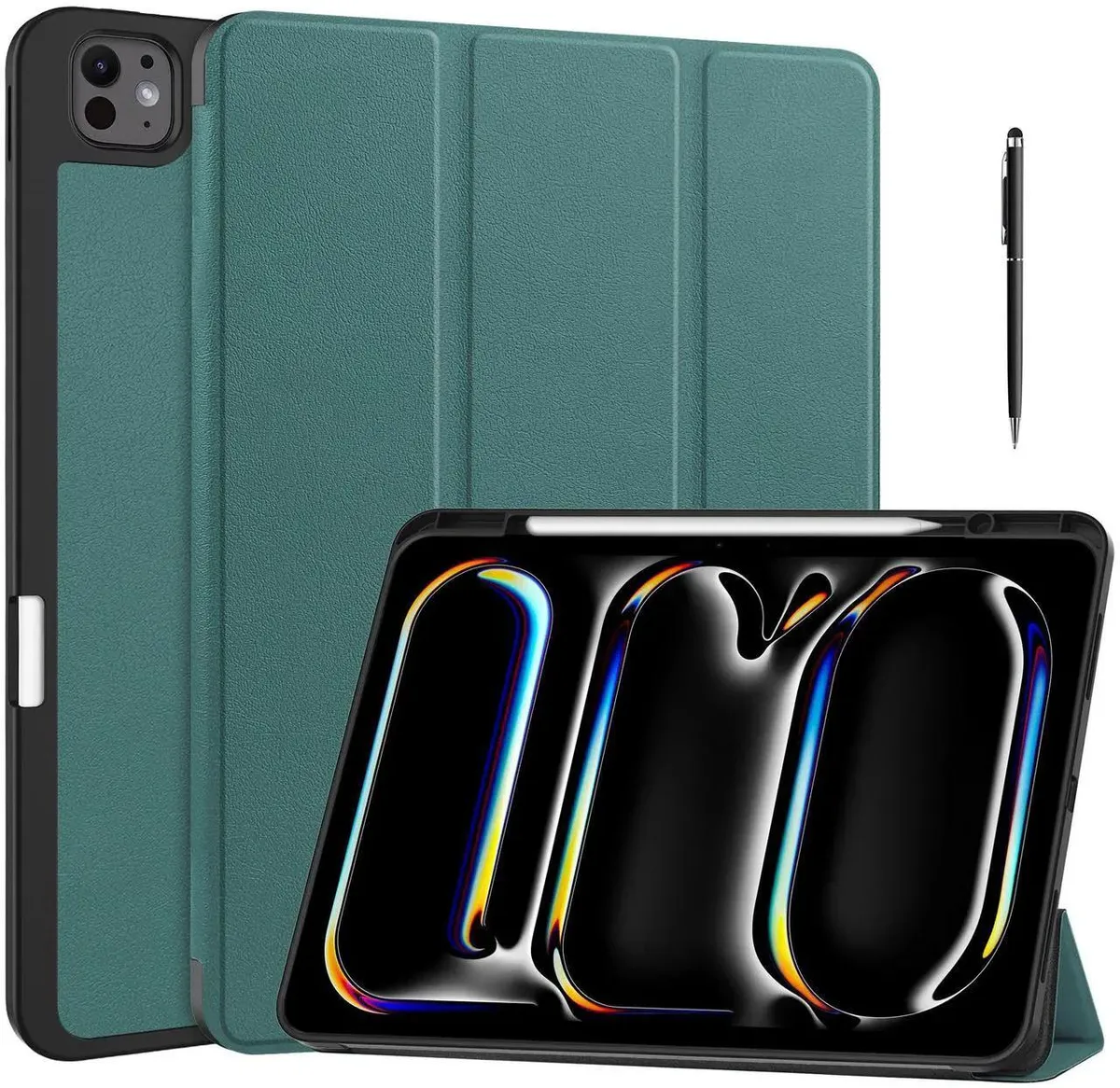 BONAEVER BONAEVER A3360/A3361/A3362 iPad Pro 13 inch M5 2025 M4 2024 Case Dark Green — product photo