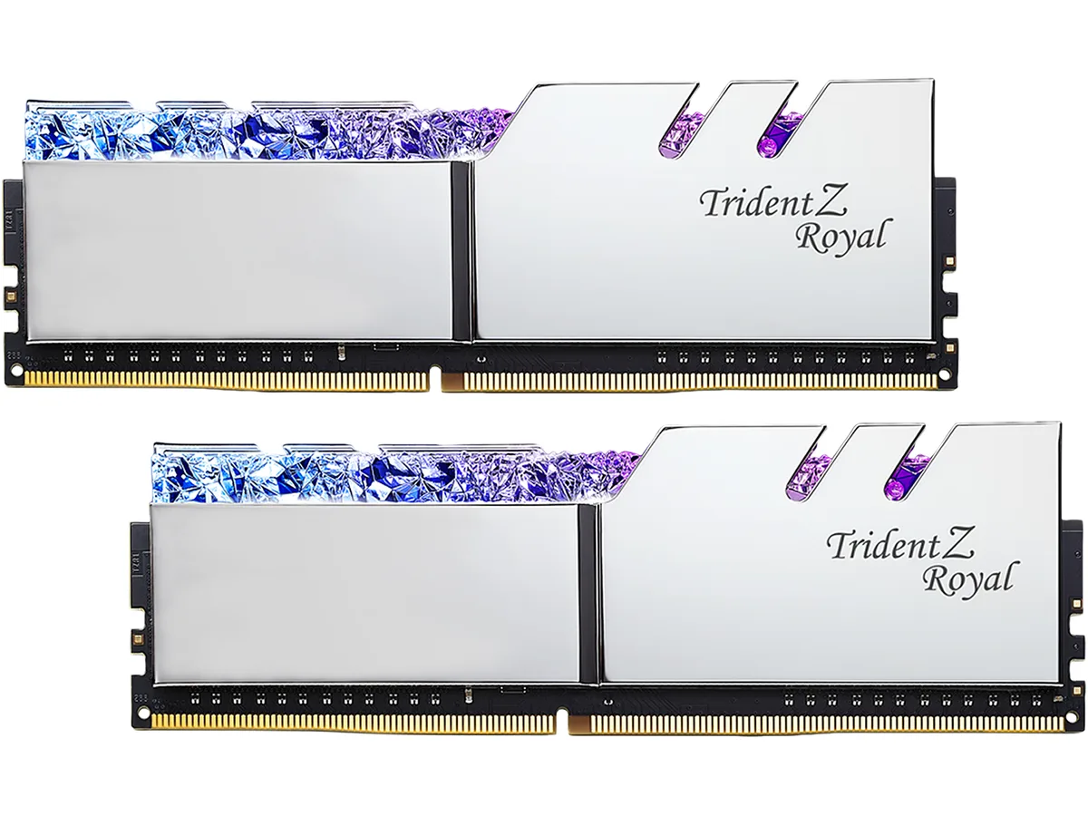 G.SKILL G.SKILL F4-4000C18D-64GTRS Trident Z Royal 64GB (2x32GB) DDR4 4000 CL18 desktop RAM — product photo