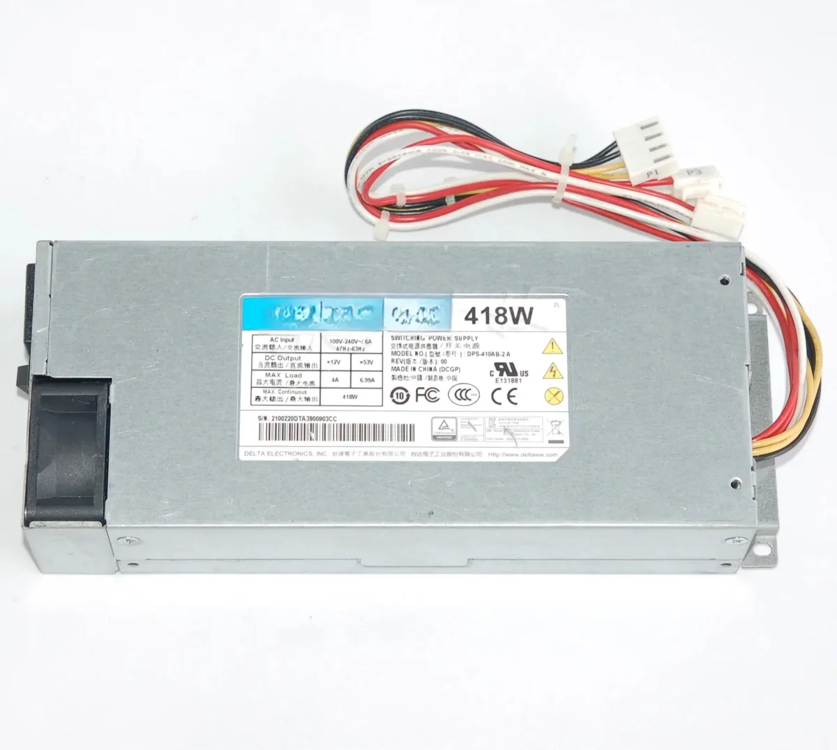 KHACHIMO KHACHIMO DPS-410AB-2A Delta 418W P1A-P10418-D-F2 power supply — product photo