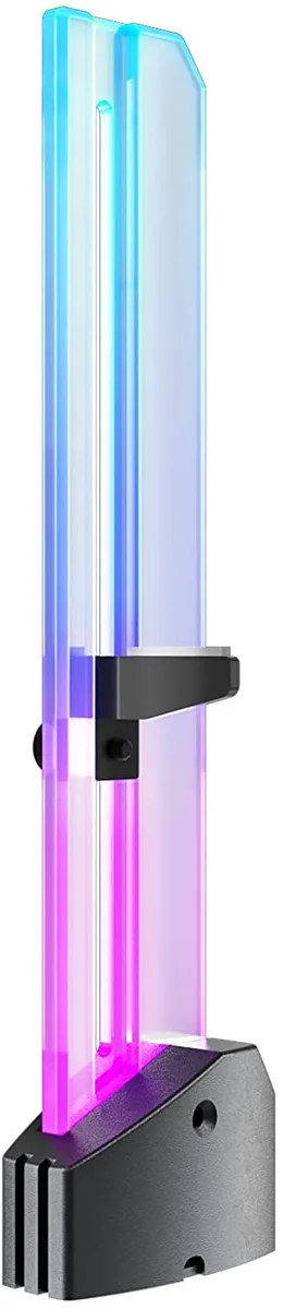 THE ORDINARY THE ORDINARY GPU Support Bracket GH03ARGB 5V 3PIN ARGB Transparent Acrylic Vertical GPU Mount — product photo