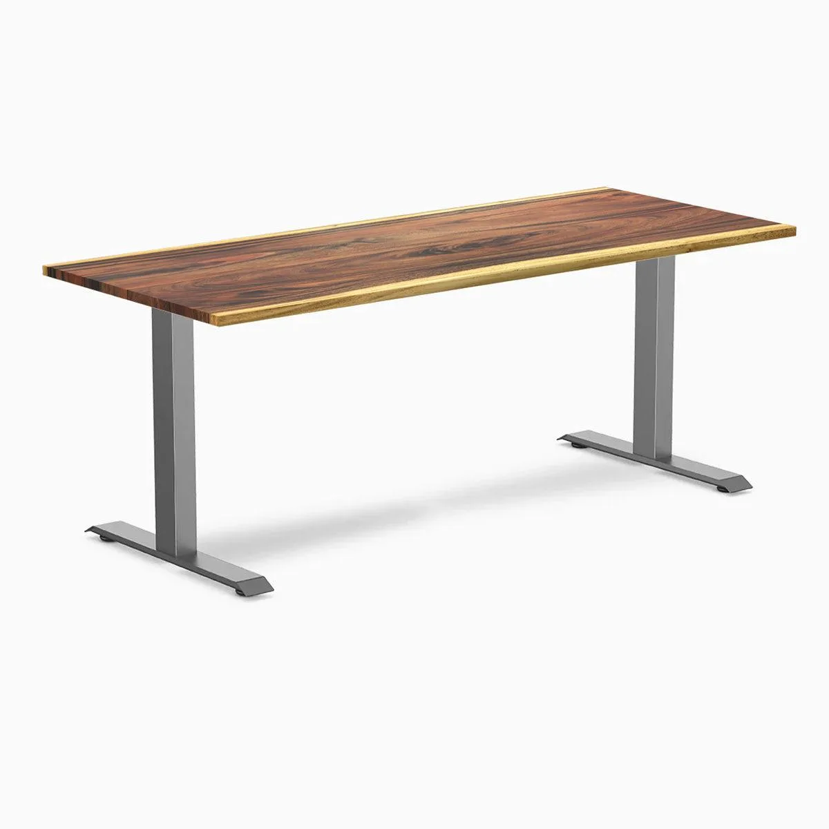 Desky Desky Zero Hardwood Office Desk Saman 72 x 30 in Space Gray — product photo