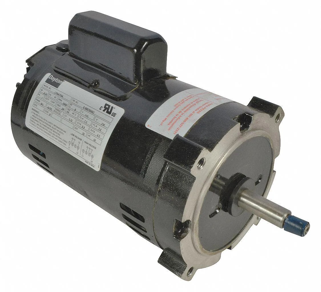 Dayton Dayton PPLTAA21SAG Motor 1/3 hp 115/230V AC 1 Phase indoor maintenance — product photo