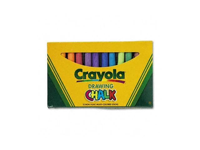 Crayola Crayola 510403 Colored Drawing Chalk 12 Sticks Educational Supply — product photo