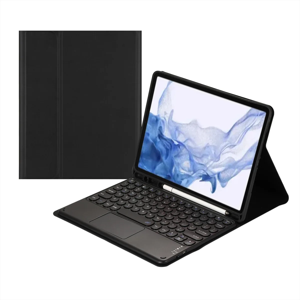 Timoom Timoom Bluetooth Keyboard Case 11" Black Touchpad Pen Slot — product photo