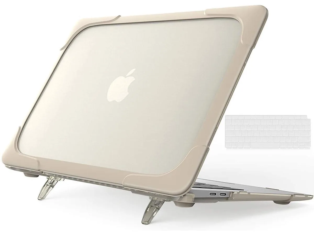 BONAEVER BONAEVER 13 inch MacBook Air hard case Khaki — product photo