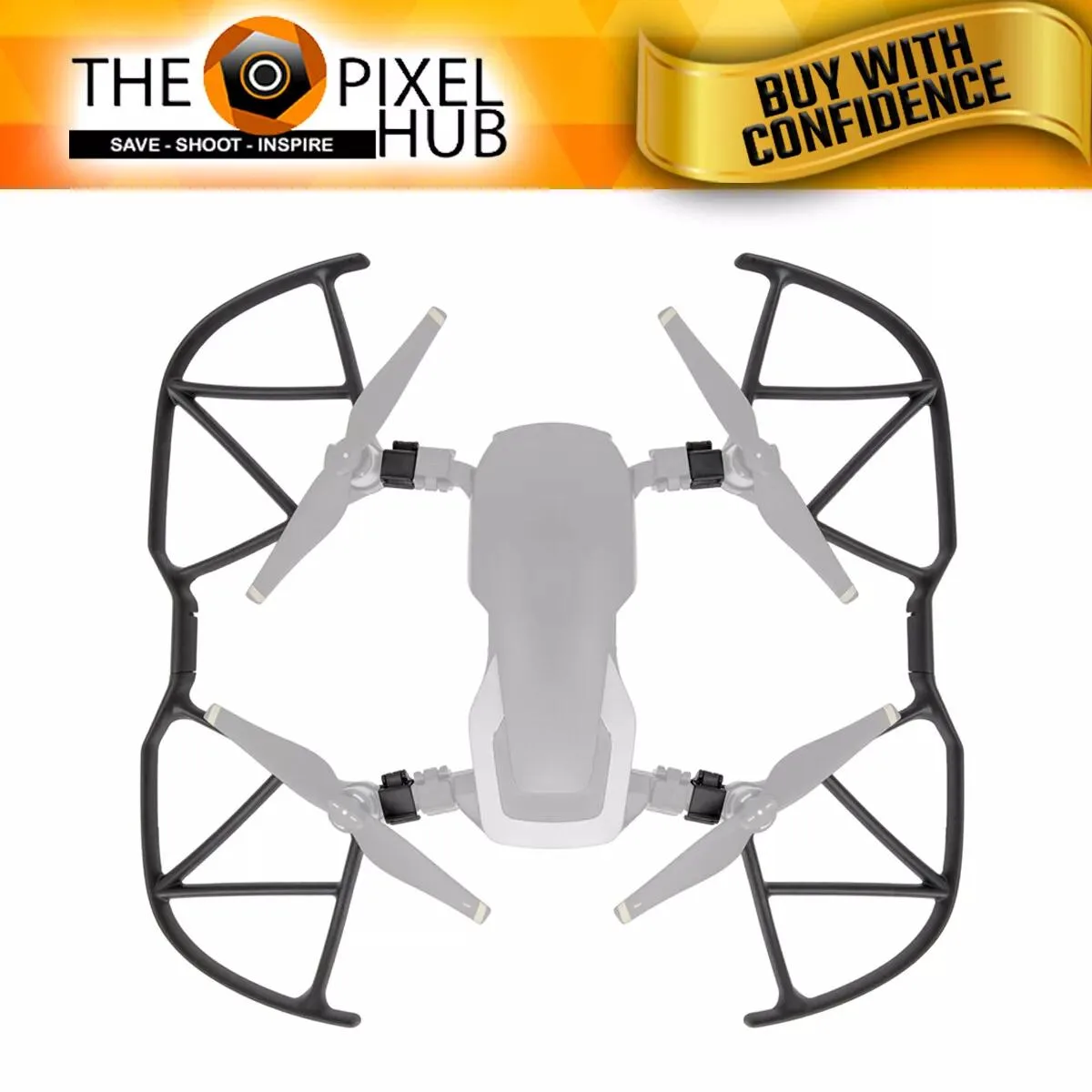 Four lightweight plastic propeller guards for Mavic Air drone