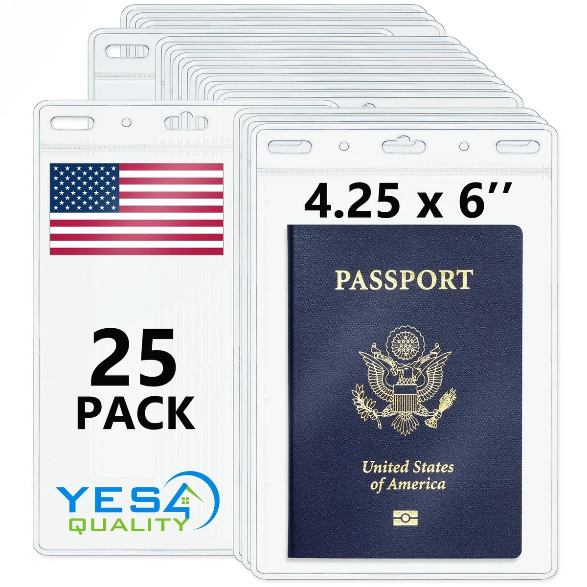  Viator Gear YQ-HDRPSTCLR025 keyholder 25 pack 4.6x7 in — product photo