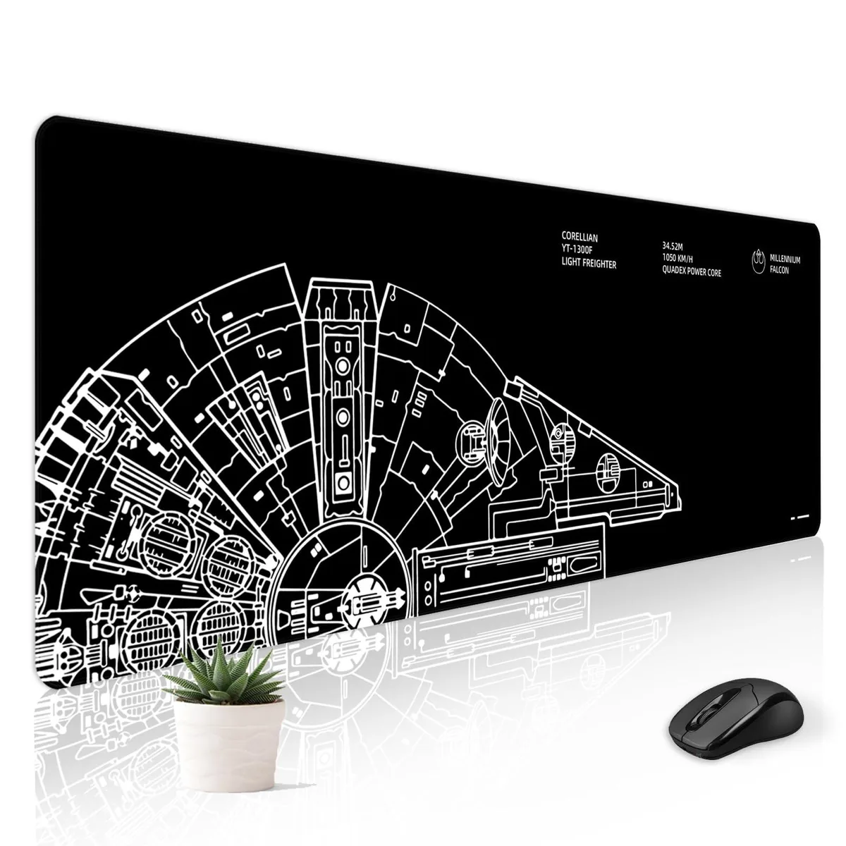  Keychron DeskMat001 Mouse Pad 30 x 12 Inches Black — product photo