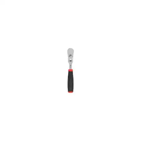 TEKTON 1/4 inch drive flex head ratchet with comfort grip