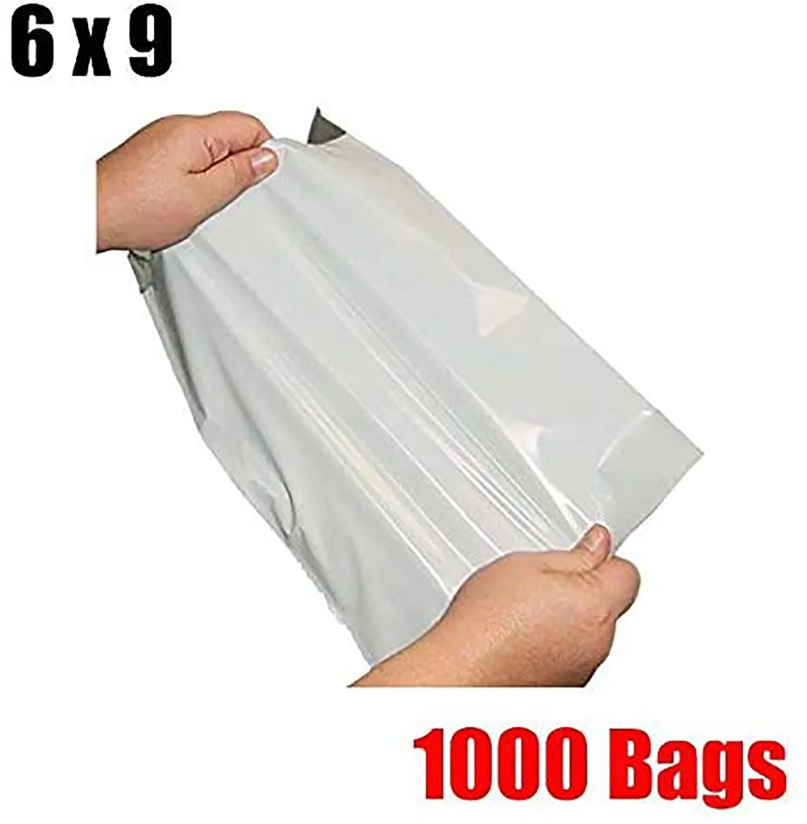 iMBAPrice iMBAPrice 1000 White Poly Mailers 6x9 — product photo