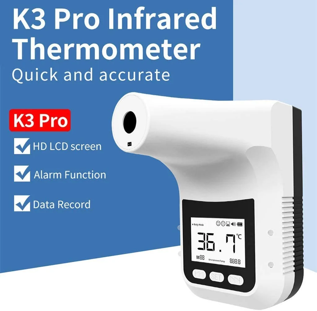 SUIUBUY SUIUBUY K3 Pro Infrared Thermometer White Fever Alarm Hands Free — product photo