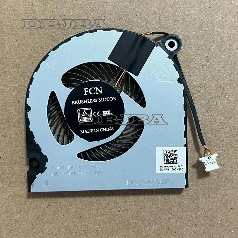 DBTLAP laptop CPU cooling fan, compact black plastic housing with wire connector