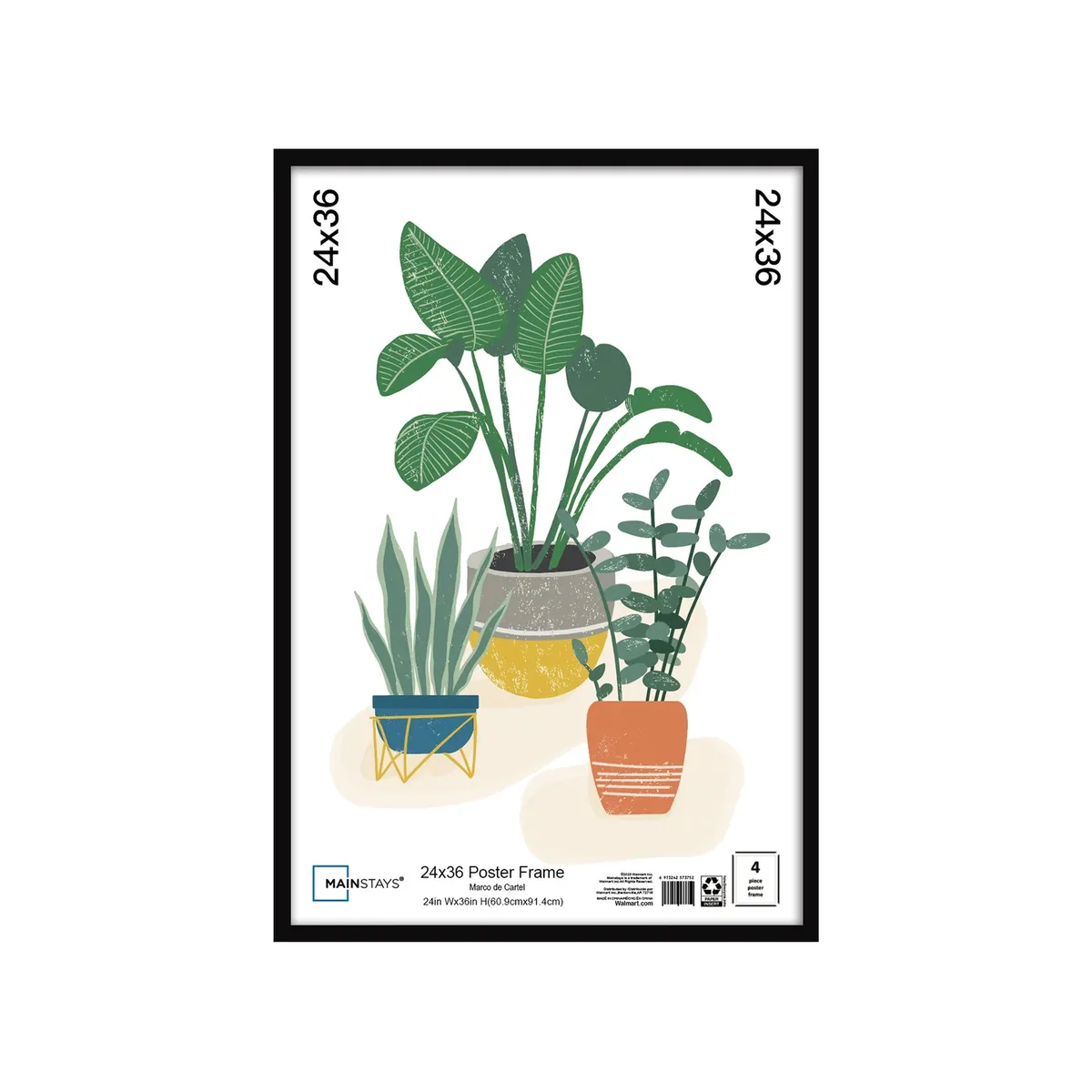 Mainstays Mainstays 24x36 Black Flat Profile Poster Frame — product photo