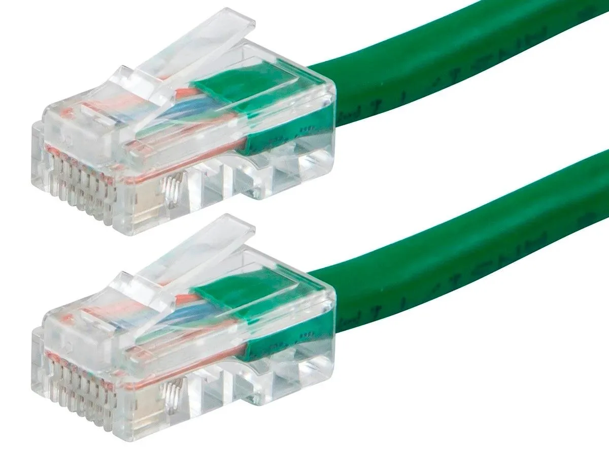 Monoprice Inc. Monoprice 114289 Cat6 Ethernet Patch Cable 0.9144 m Green 550 MHz UTP Stranded 24AWG Zeroboot — product photo