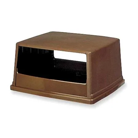 Rubbermaid Rubbermaid FG256V00BRN Brown Rectangular Canopy 56 gal — product photo