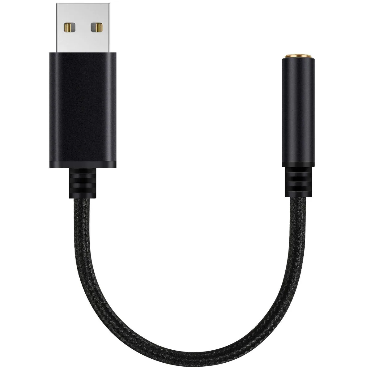  RCA USB to 3.5 mm audio adapter 18 cm white — product photo