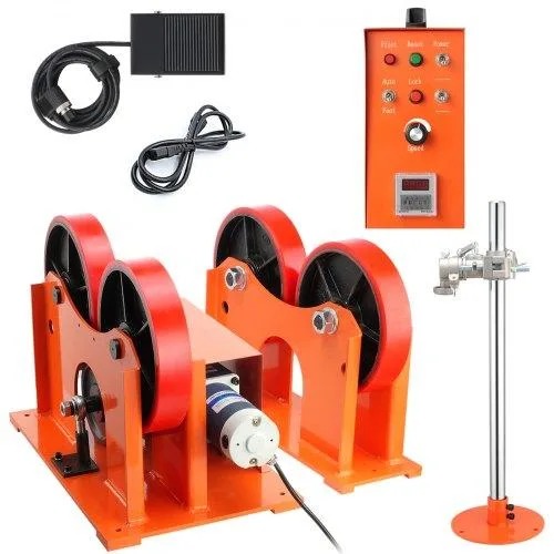 VEVOR VEVOR 110V Welding Turning Roll 1000KG 250mm Roller 80-1600mm/min — product photo