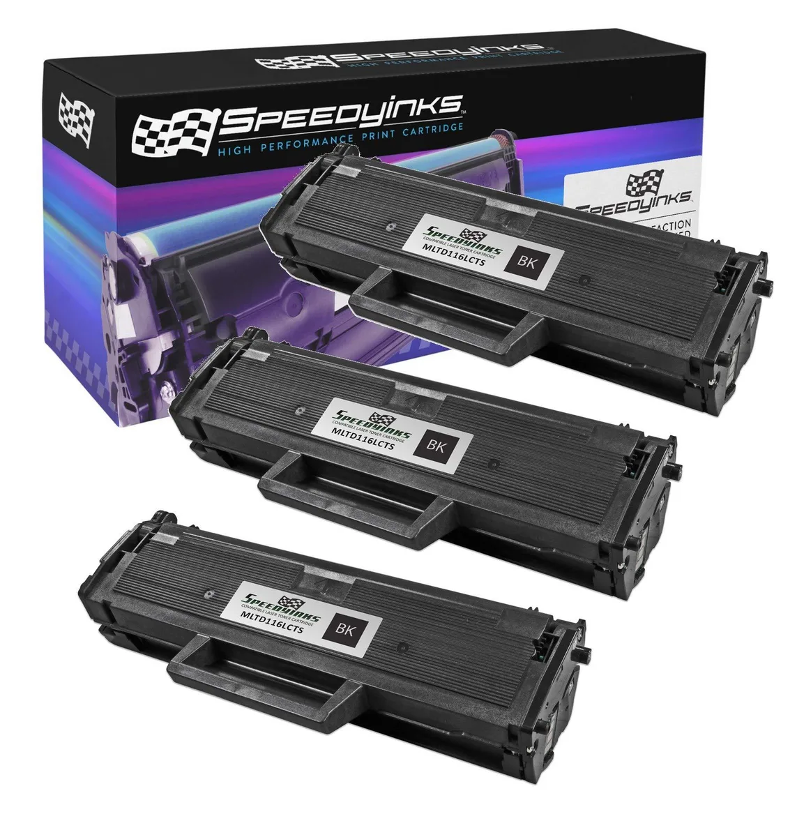 SAMSUNG SAMSUNG MLT-D101S Compatible Black Toner Cartridge 3 Pack 1500 Pages — product photo