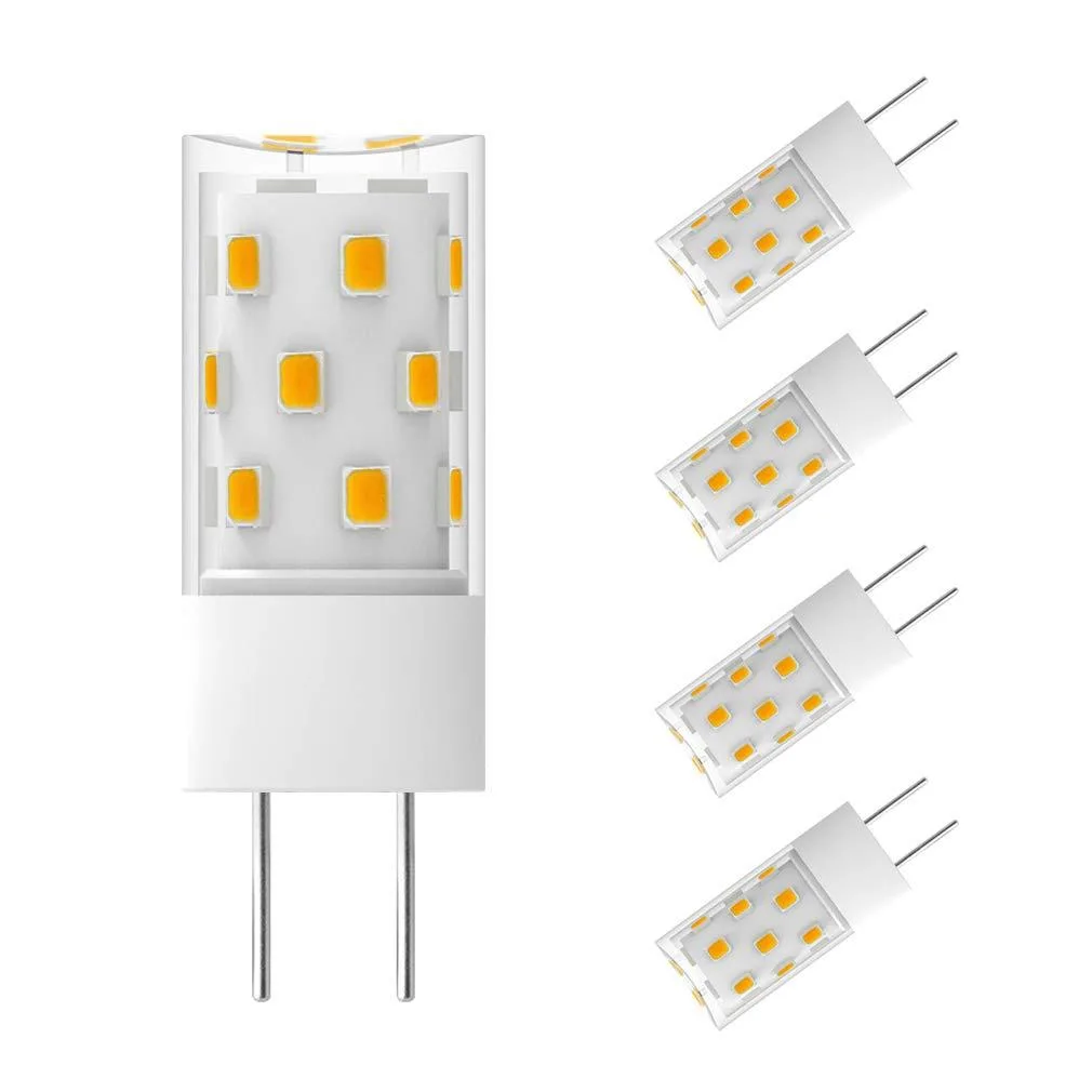 KEHIPI KEHIPI GY6.35 LED Bulb 5W 500lm 12V 3000K 4 Pack — product photo