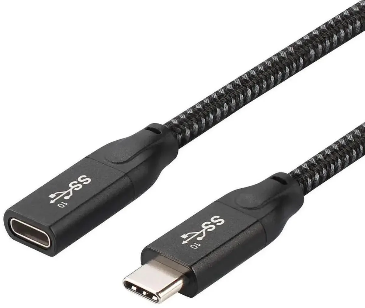 SMUGDESK SMUGDESK 0.3m USB 3.1 Type-C Male to Female Extension Cable — product photo