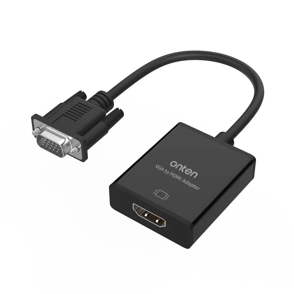LORDWORLD LORDWORLD VGA to HDMI Adapter 1080P Male-Female with Audio USB — product photo