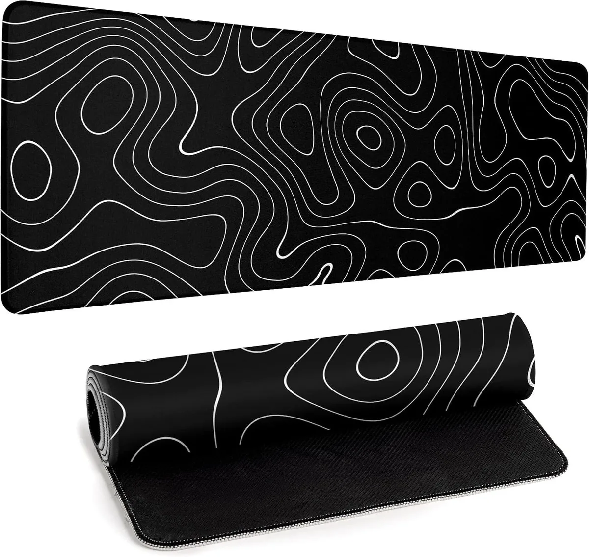 Brainwavz Brainwavz Large Topographic Map Gaming Mouse Pad 31.5 x 11.8 inch 3mm — product photo