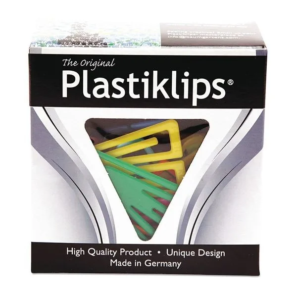 Baumgartens Baumgartens LP1700 Plastic Binder Clips Assorted 50/Box — product photo