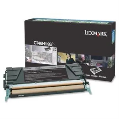 Lexmark Lexmark C746H1KG Black Toner Cartridge 12000 Pages — product photo