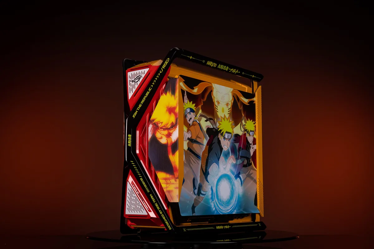 Corn Electronics Corn Electronics GR701 Naruto Yellow PC case — product photo