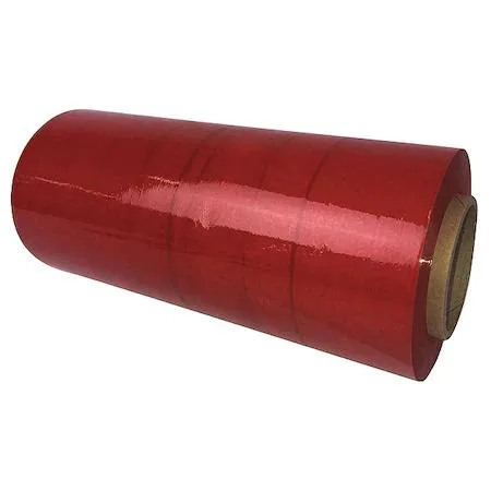 Zoro Select Zoro Select PSD128015 Stretch Wrap 80 ga Red 12 in 1500 ft inventory supply — product photo