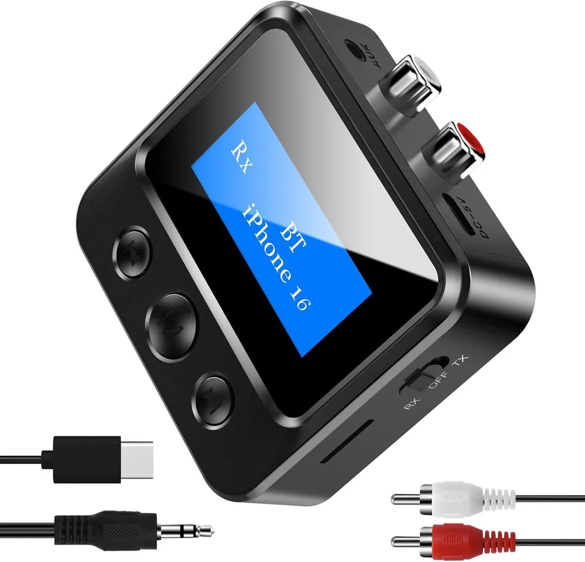 EDIMAX EDIMAX Bluetooth 5.0 Audio Adapter with RCA, 3.5mm &amp; TF Card — product photo